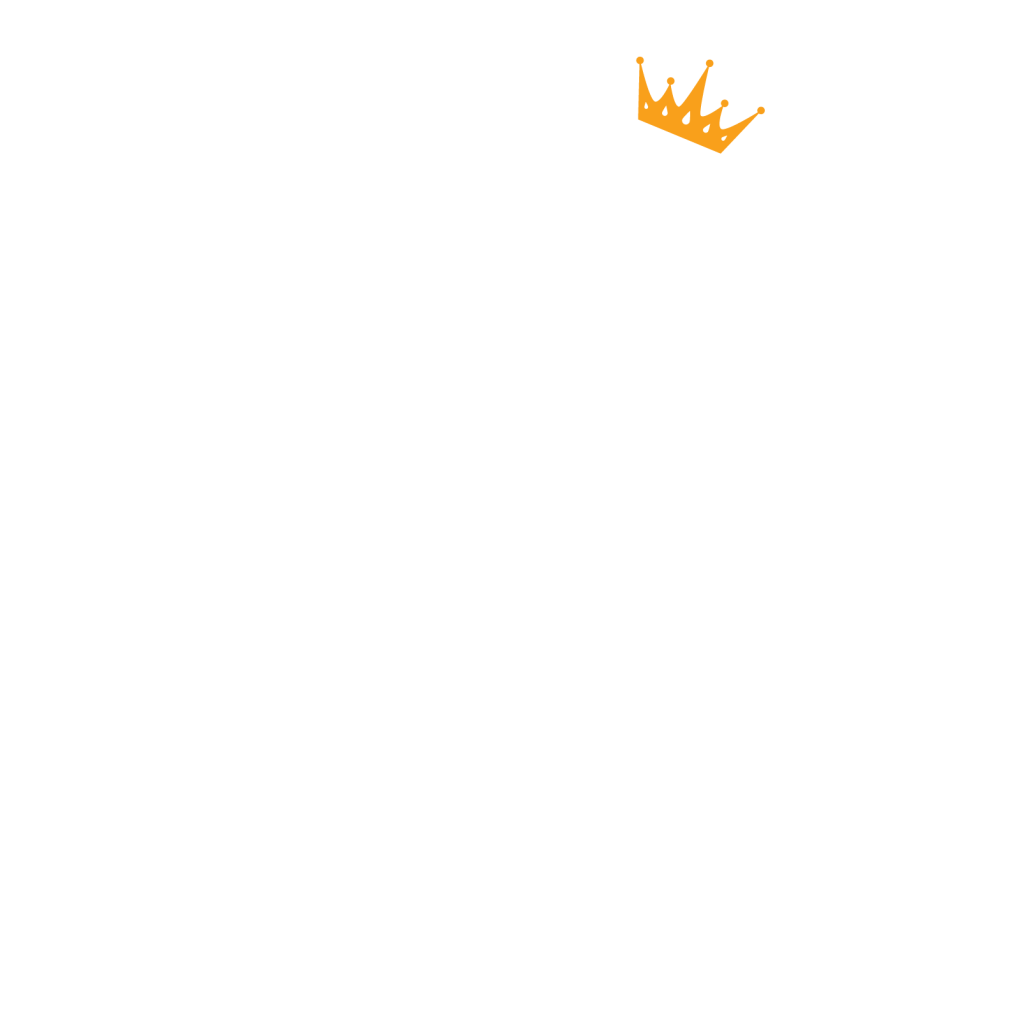 A small, simple yellow crown with four points, each topped with a circle, sits in the top right corner of a blank white background, symbolizing Bamogale Security’s commitment to excellence.
